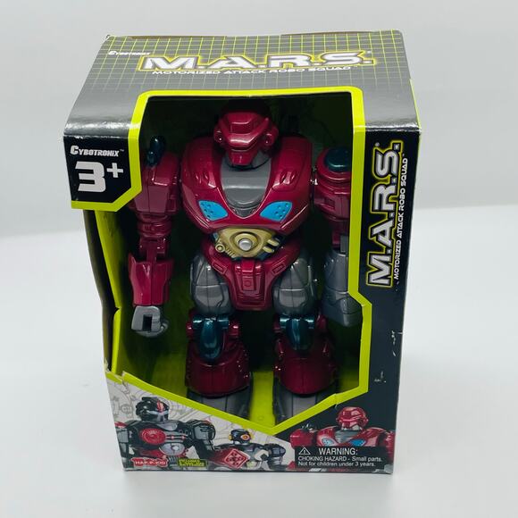Cybotronix M.A.R.S. Motorized Attack Robo Squad Walking Robot- Red Revo - Picture 3 of 3